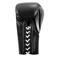 variant:Black/White::Pro Mex Professional Lace Sparring Gloves V3.0 back view