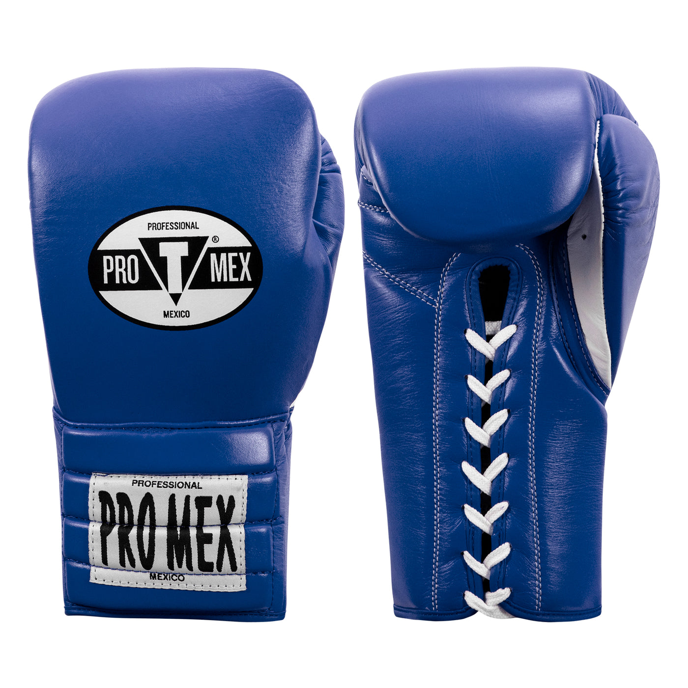 color:Blue/White::Pro Mex Professional Lace Sparring Gloves V3.0 main view