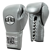 variant:silver::Pro Mex Professional Lace Sparring Gloves V3.0 side view