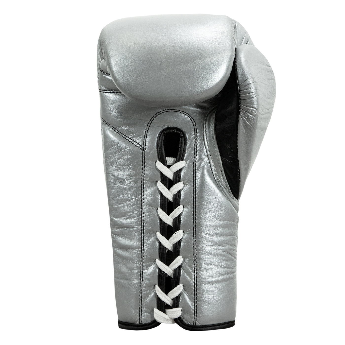 variant:silver::Pro Mex Professional Lace Sparring Gloves V3.0 back view