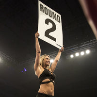 variant:11::TITLE Boxing Jumbo Round Cards girl holding up card in boxing ring