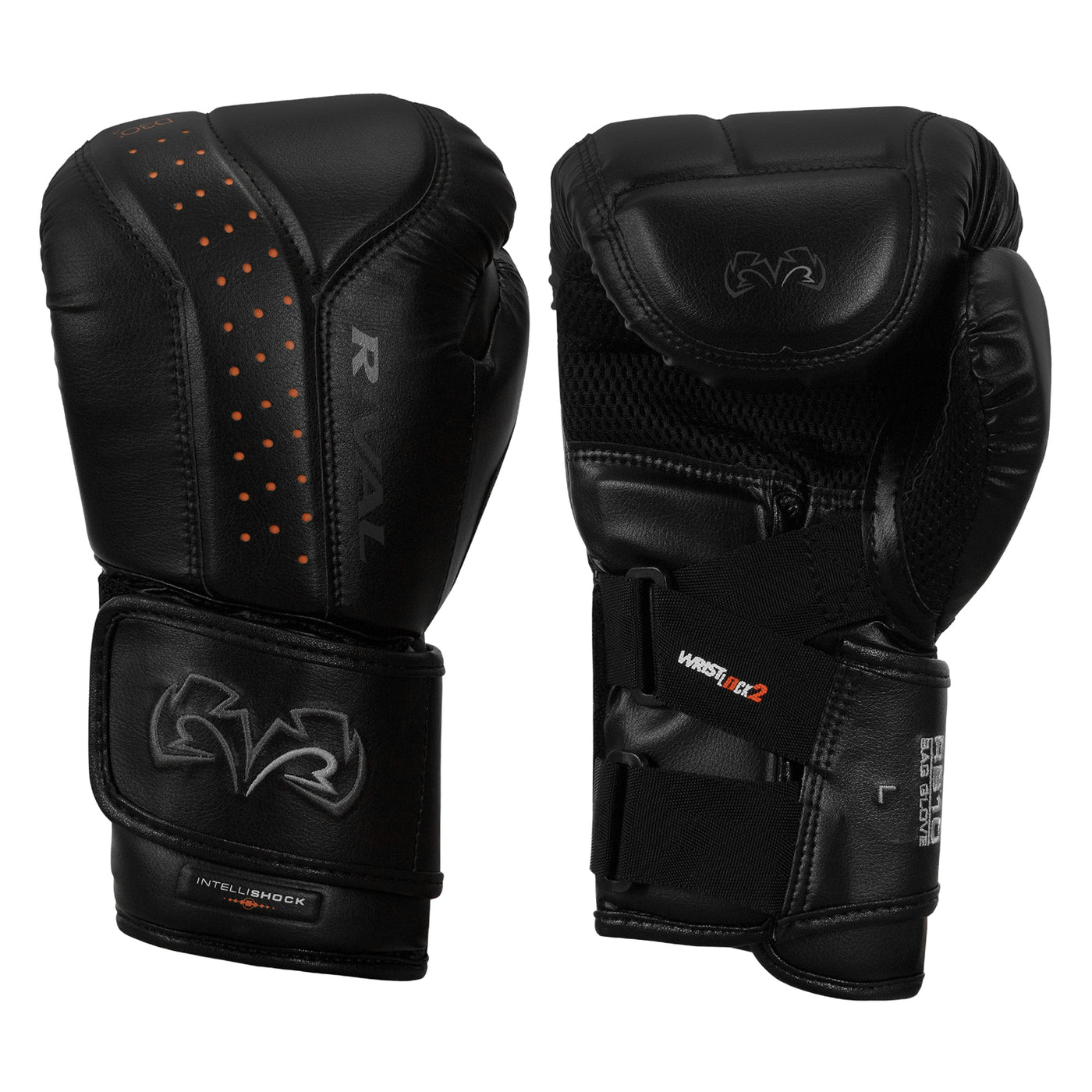 color:Black::Rival RB10 Intelli-Shock Bag Gloves