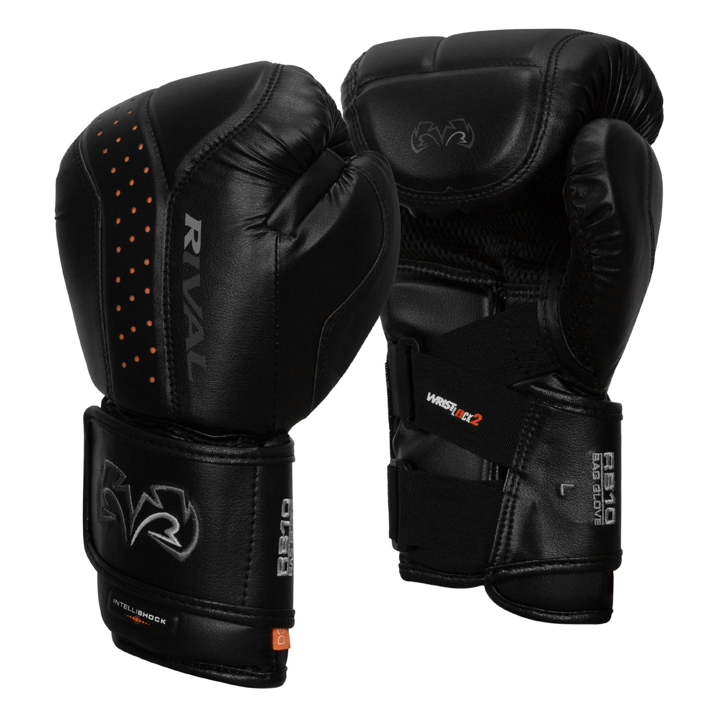 variant:Black::Rival RB10 Intelli-Shock Bag Gloves side view