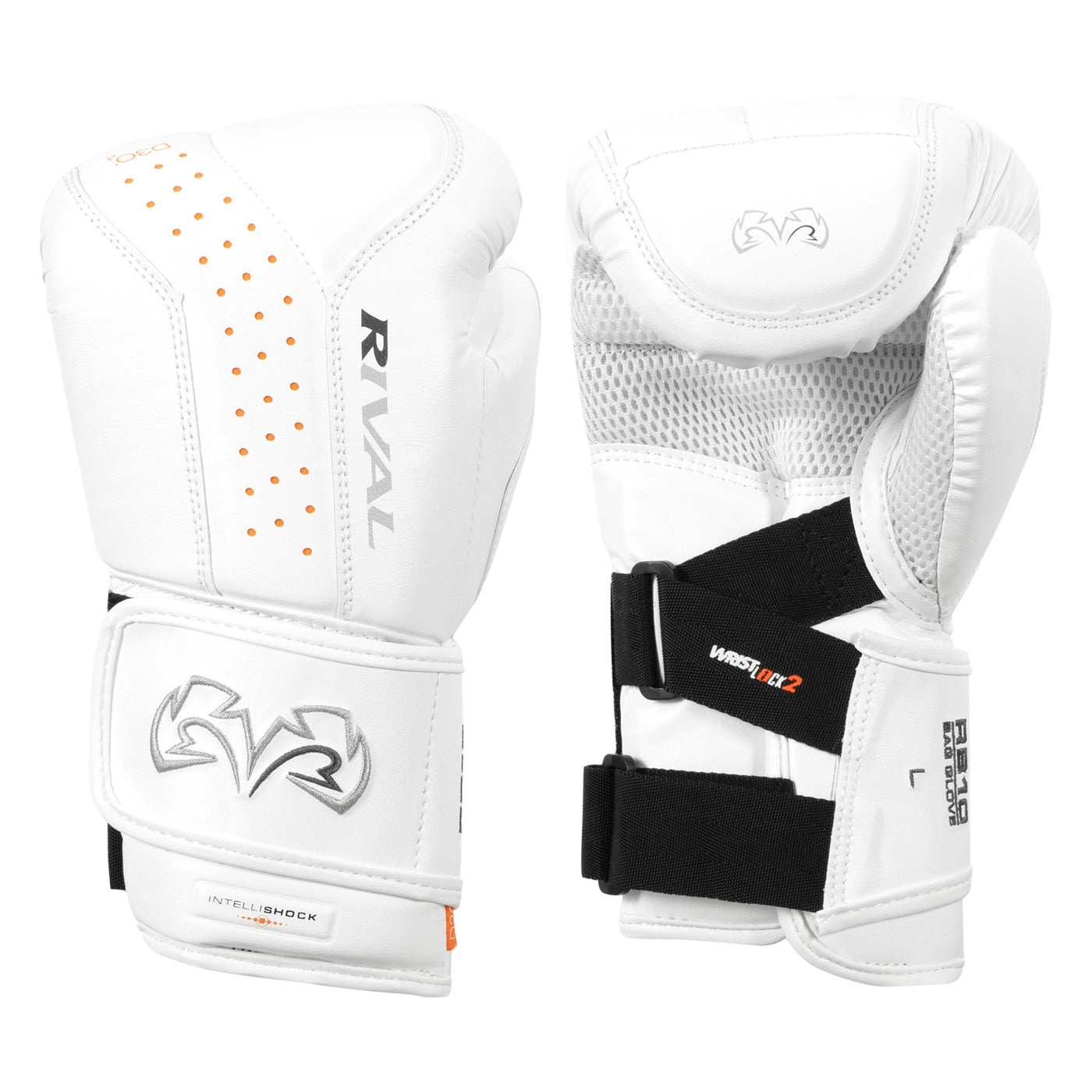 color:White::Rival RB10 Intelli-Shock Bag Gloves