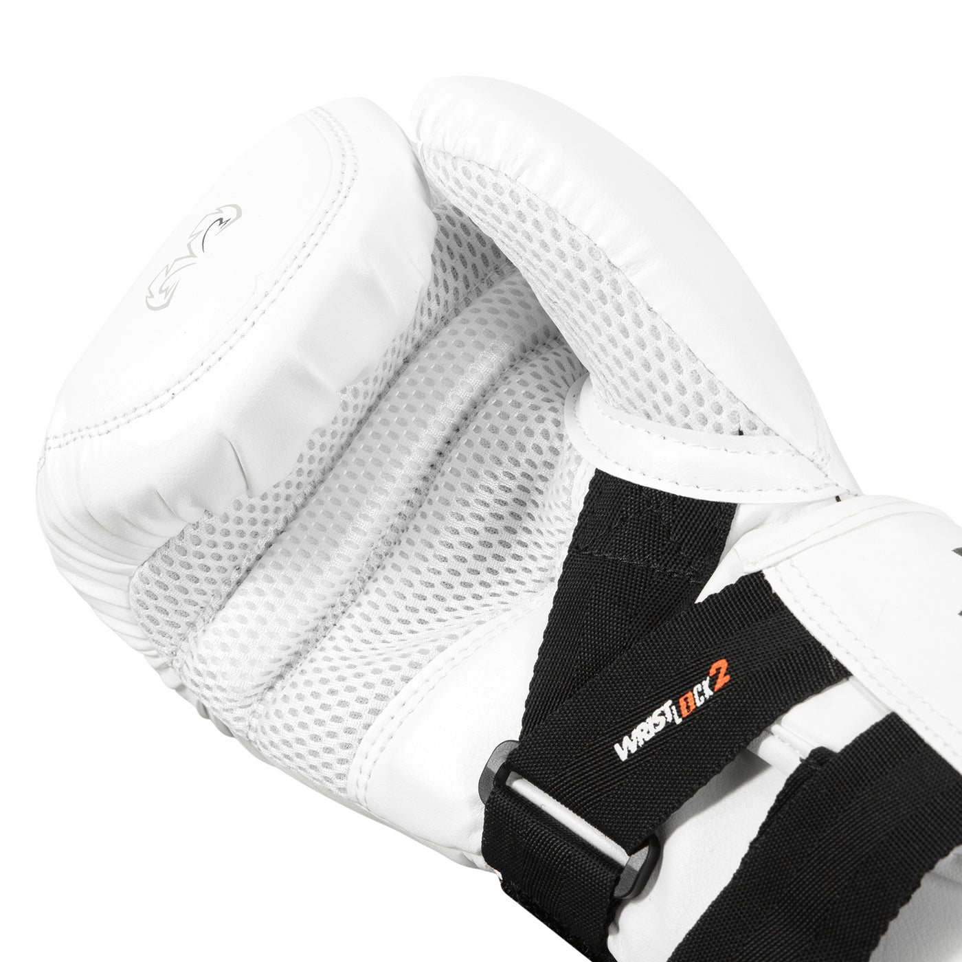variant:White::Rival RB10 Intelli-Shock Bag Gloves hand view