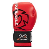variant:red::Rival Boxing Bag Boxing Gloves single glove back view