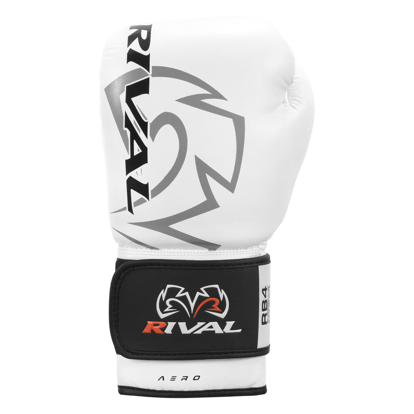variant:white::Rival Boxing Bag Boxing Gloves single glove back view