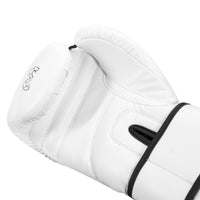 variant:white::Rival Boxing Bag Boxing Gloves single glove palm view closeup