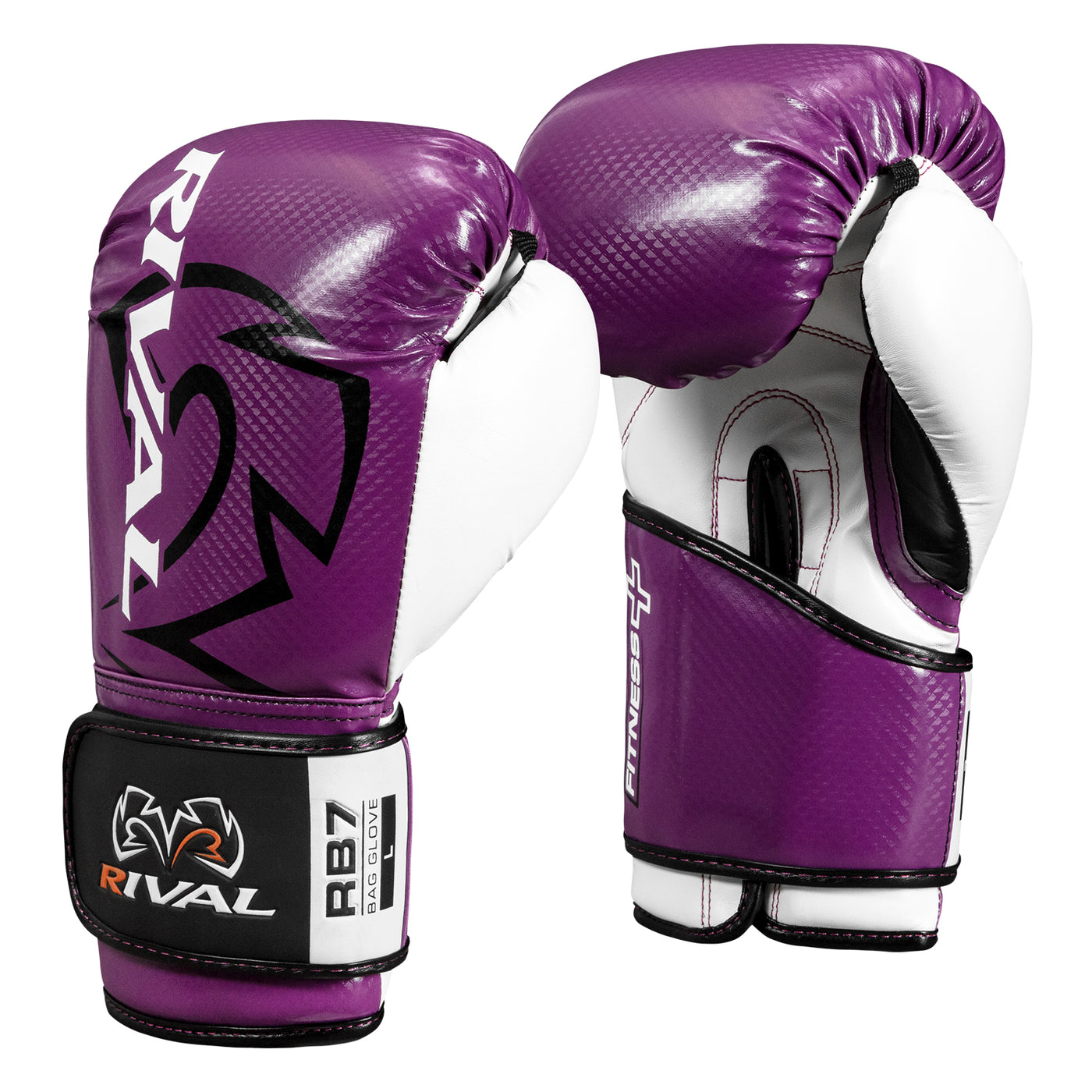 variant:Purple::Rival Boxing Fitness Bag Gloves side view