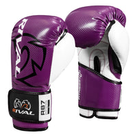 variant:Purple::Rival Boxing Fitness Bag Gloves side view