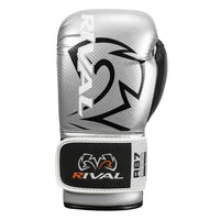 variant:Silver::Rival Boxing Fitness Bag Gloves side view front view