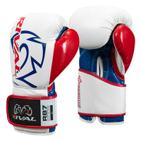 variant:White::Rival Boxing Fitness Bag Gloves side view