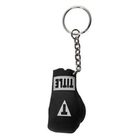 color:black::TITLE Boxing Molded Glove Keychain