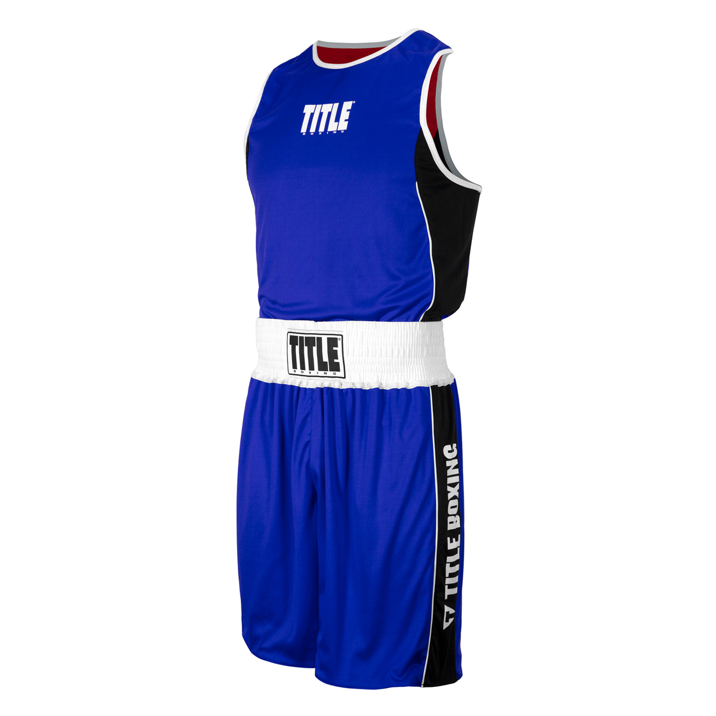 variant:red/blue::TITLE Boxing Stinger Reversible Amateur Boxing Set main view blue