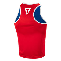 variant:lifestyle::TITLE Boxing Aerovent Elite Amateur Boxing Set 1 2.0 back of red top