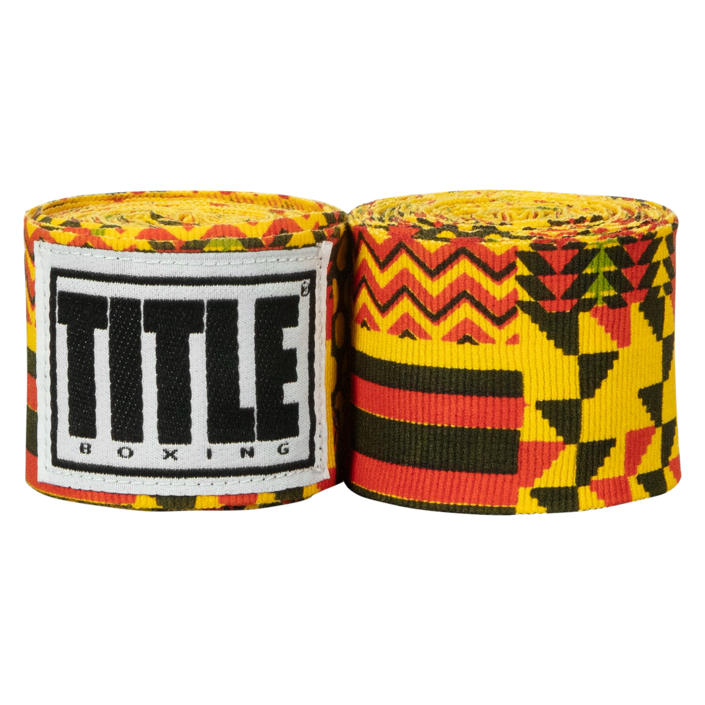 color:Kente::TITLE Boxing Print Hand Wraps 180"main view