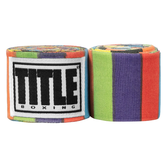 TITLE Boxing Print Hand Wraps 180"