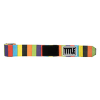 variant:Punch Block::TITLE Boxing Print Hand Wraps 180" front view