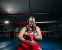 variant:Pineapple::TITLE Boxing Print Hand Wraps 180"