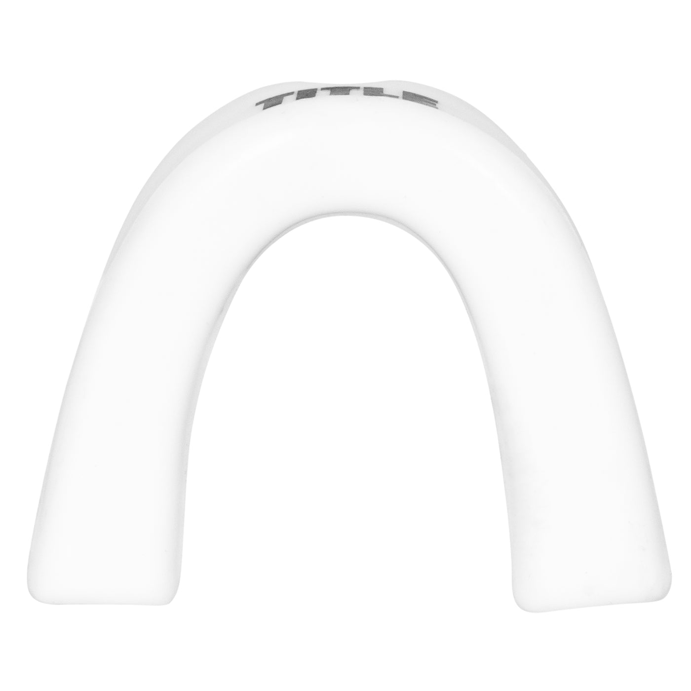 variant:white::TITLE Boxing Super Shield X2 Mouth Guard bottom view