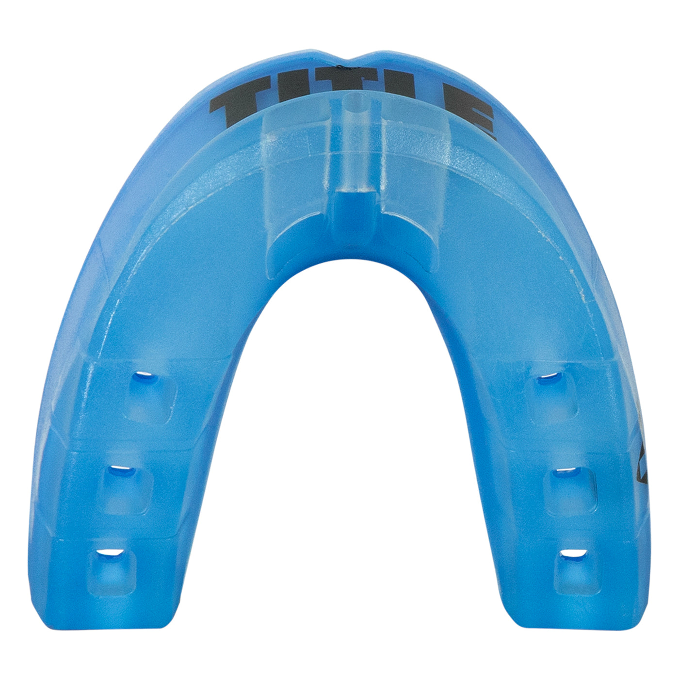 variant:blue/blue::TITLE Air Force Duo-Defense Mouth Guard 2.0 bottom view