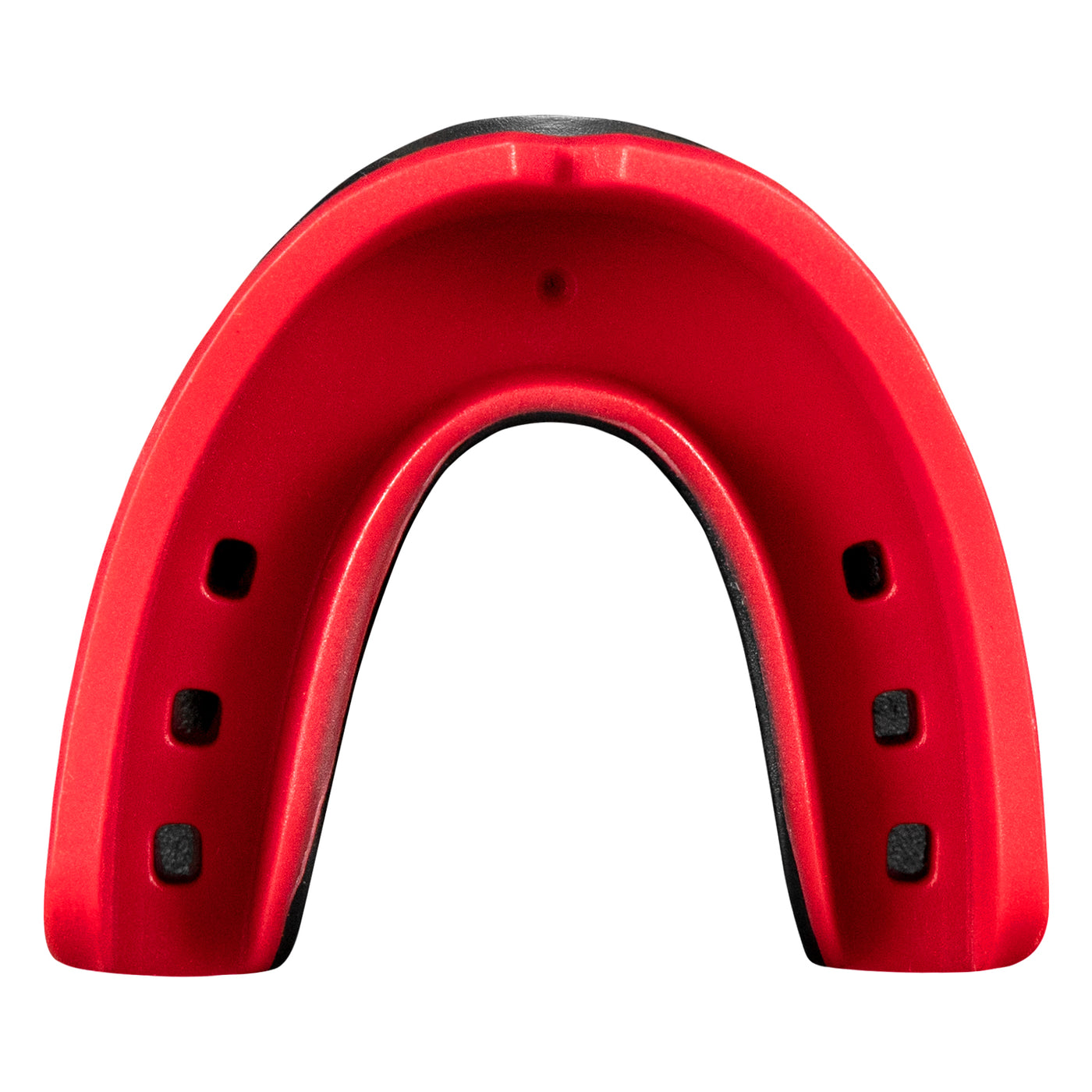 variant:black/red::TITLE Air Force Duo-Defense Youth Mouth Guard 2.0  top view