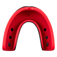 variant:black/red::TITLE Air Force Duo-Defense Youth Mouth Guard 2.0  top view