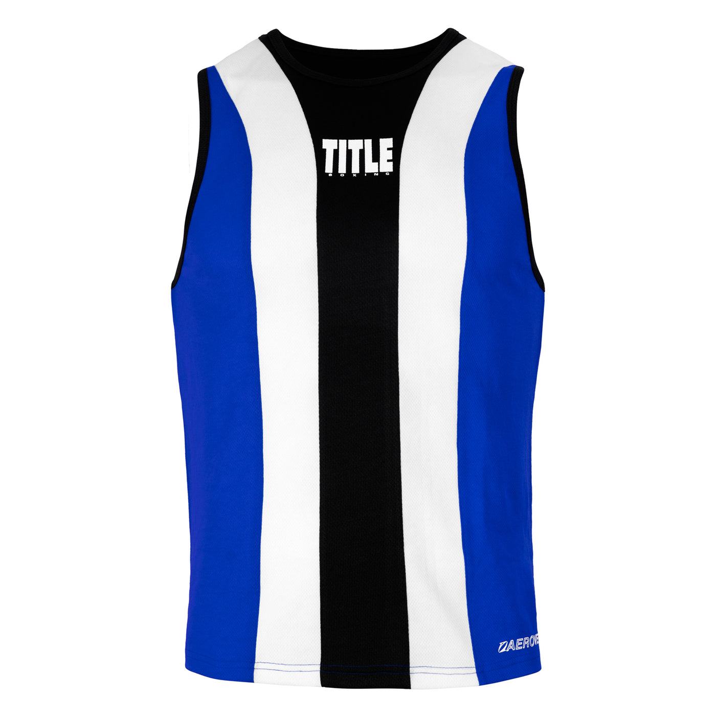 variant:blue/white::TITLE Boxing Momentum Amateur Boxing Set front shirt view