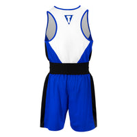 variant:blue/white::TITLE Boxing Striker Amateur Boxing Set back view back side 