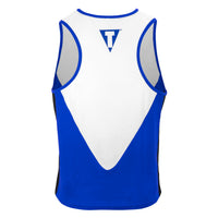 variant:blue/white::TITLE Boxing Striker Amateur Boxing Set back shirt view top