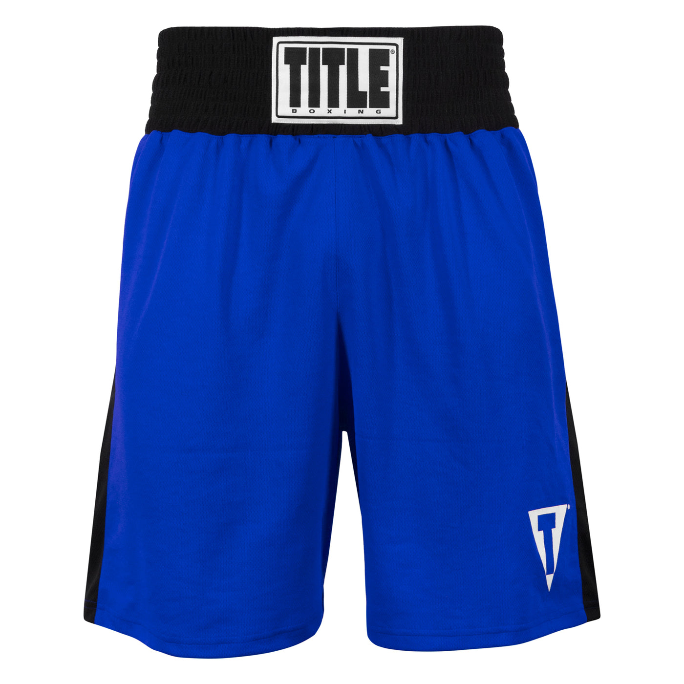 variant:blue/white::TITLE Boxing Striker Amateur Boxing Set front of short 