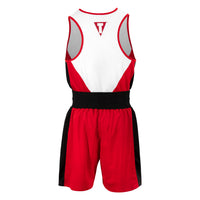 variant:red/white::TITLE Boxing Striker Amateur Boxing Set back view full set