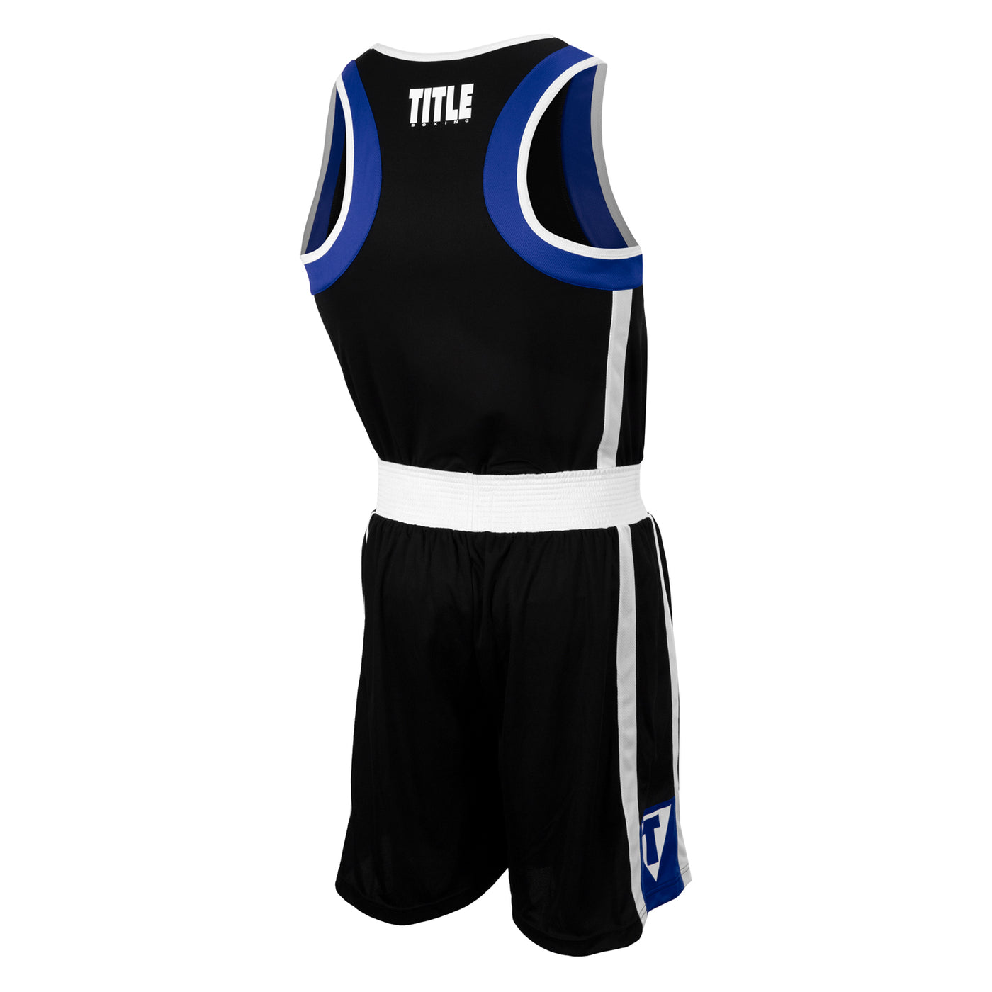 variant:black/blue::TITLE Boxing Aerovent Elite Amateur Boxing Set 4 2.0 back view 