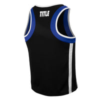 variant:black/blue::TITLE Boxing Aerovent Elite Amateur Boxing Set 4 2.0 back of shirt