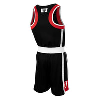 variant:black/red::TITLE Boxing Aerovent Elite Amateur Boxing Set 4 2.0 back view