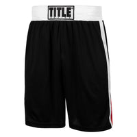variant:black/red::TITLE Boxing Aerovent Elite Amateur Boxing Set 4 2.0 front of short