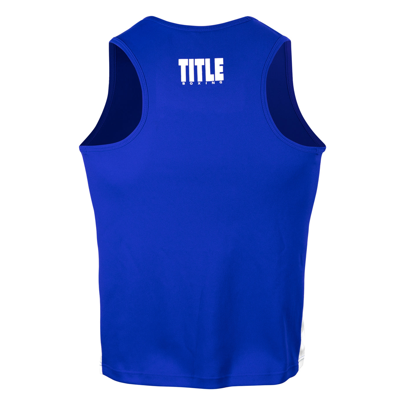 variant:blue/white::TITLE Boxing Aerovent Elite Amateur Boxing Set Original 2.0 back view top