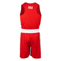 variant:red/white::TITLE Boxing Aerovent Elite Amateur Boxing Set Original 2.0 back view full set