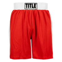 variant:red/white::TITLE Boxing Aerovent Elite Amateur Boxing Set Original 2.0 front view short