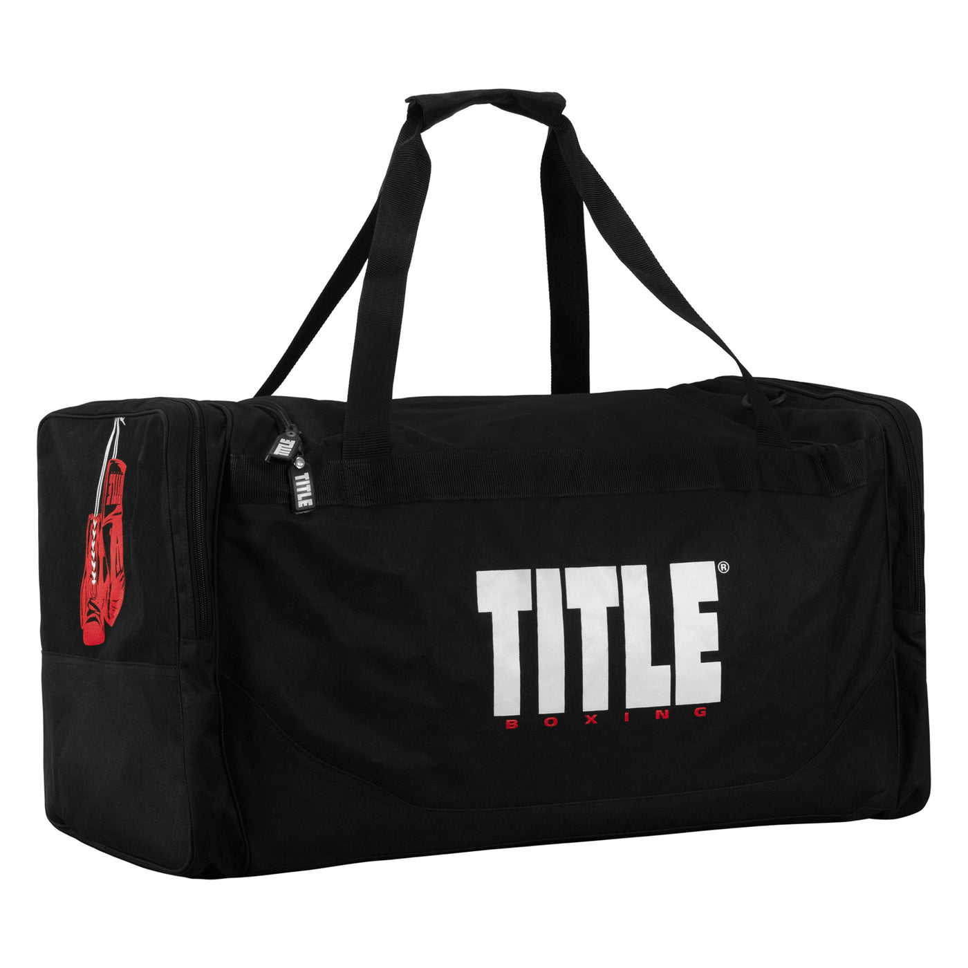 color:black::TITLE Boxing Deluxe Gear Bag main view