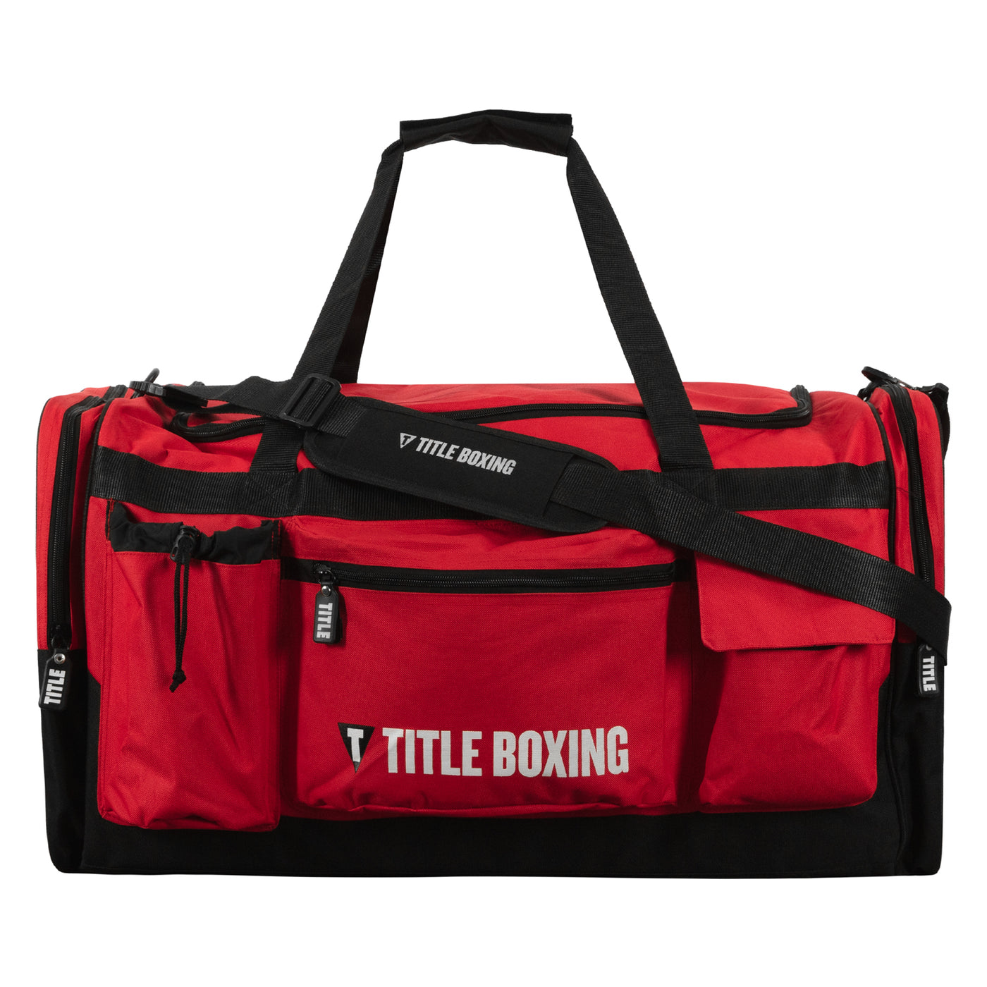 variant:red::TITLE Boxing Deluxe Gear Bag front view