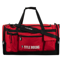 variant:red::TITLE Boxing Deluxe Gear Bag front view