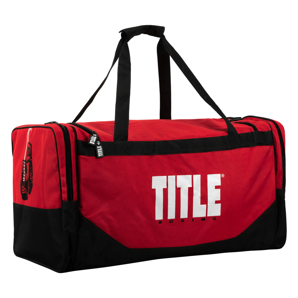 TITLE Boxing Deluxe Gear Bag Red