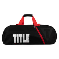 variant:black/red::TITLE Boxing Champion Sport Bag front view 