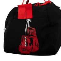 variant:black/red::TITLE Boxing Champion Sport Bag glove side view