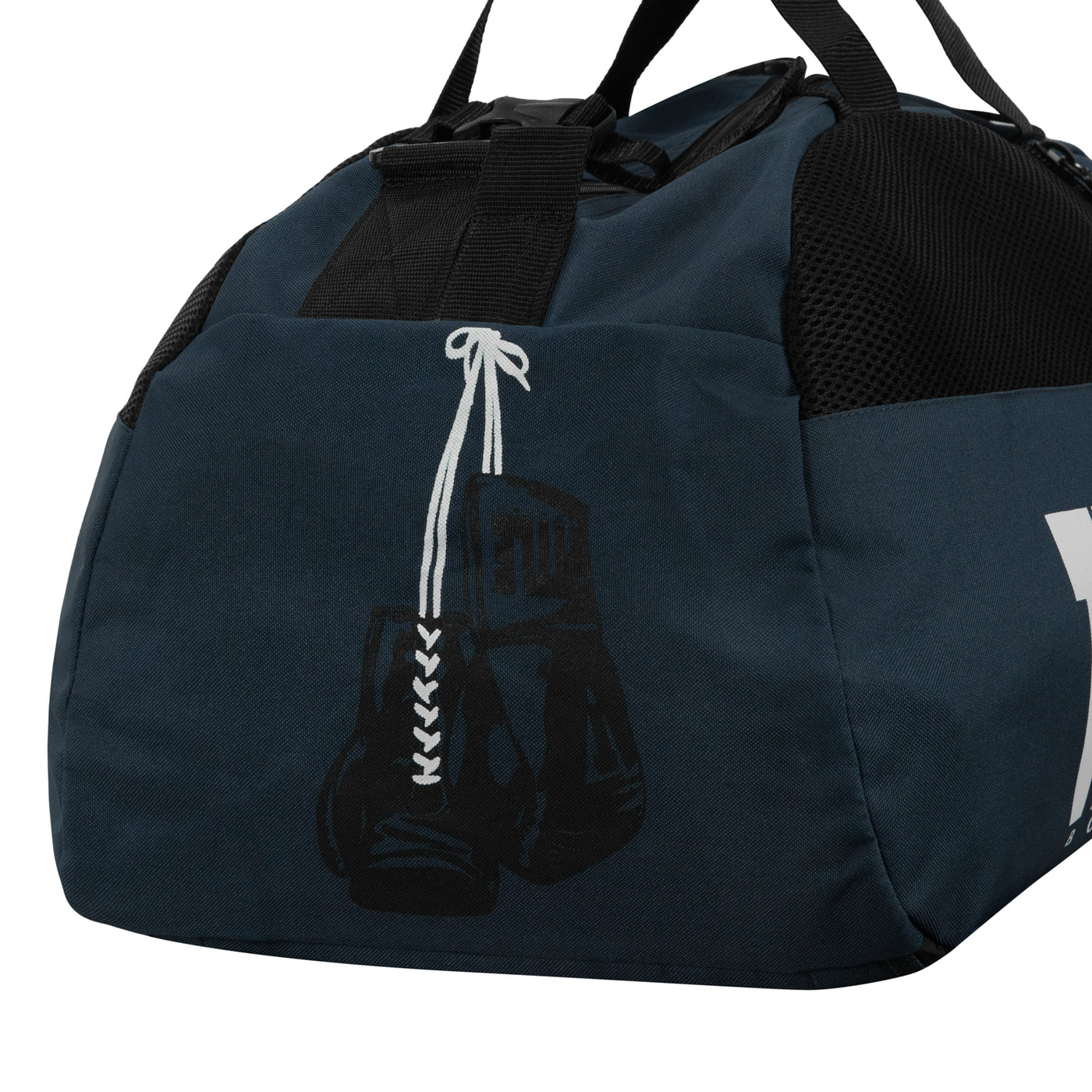 variant:blue/black::TITLE Boxing Champion Sport Bag glove view side