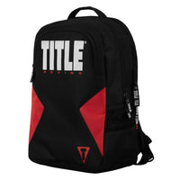 variant:black/Red::TITLE Boxing Competitor Backpack side view