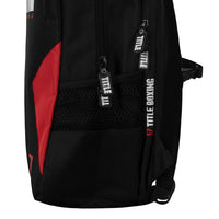 variant:black/Red::TITLE Boxing Competitor Backpack zipper view