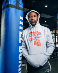 variant:grey::TITLE Boxing Classic Script Hoodie