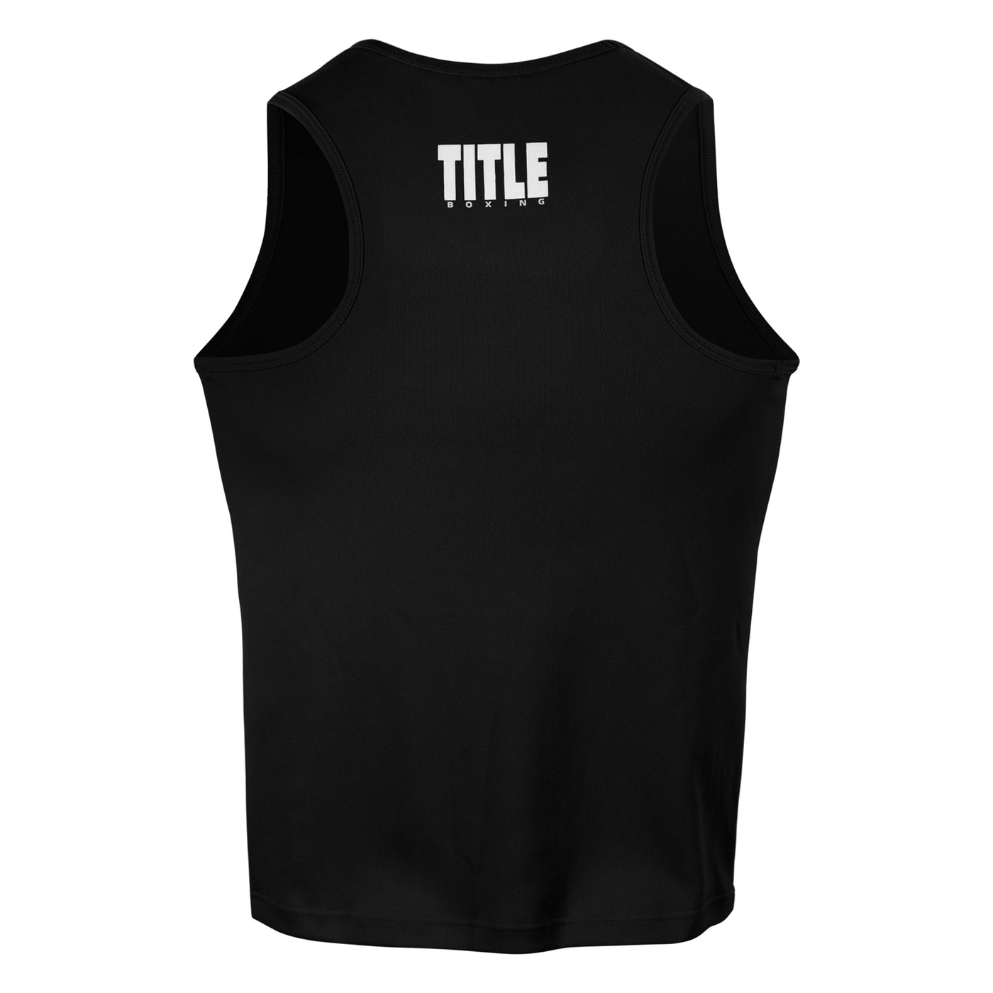 variant:black::TITLE Boxing Aerovent Elite Racerback Boxing Jersey 2.0 back view